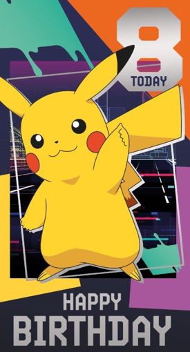 Picture of POKEMON 8TH BIRTHDAY CARD